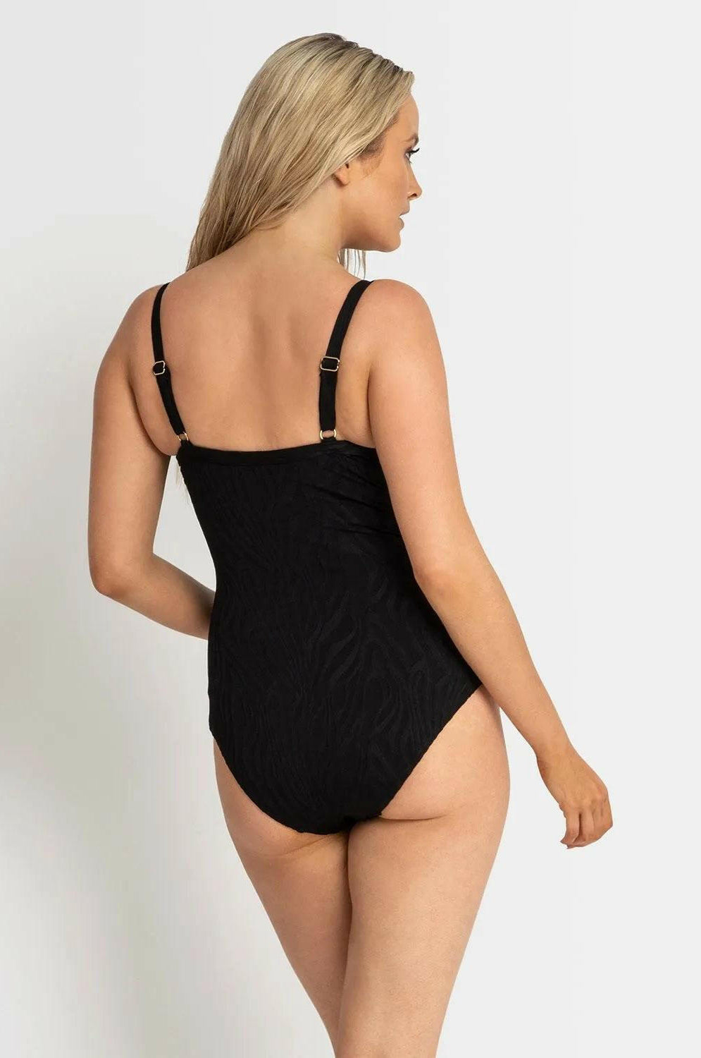 Jantzen Ava FG Minimiser One Piece Black Swimsuit.
