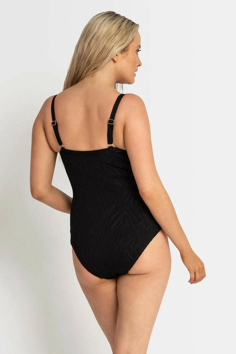 Jantzen Ava FG Minimiser One Piece Black Swimsuit.