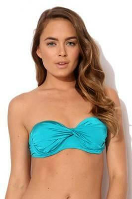 J4429 Lustre 50's Halter Bikini Top - Jets.