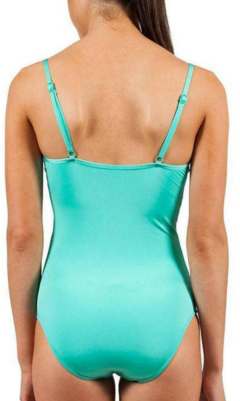 J1775C/D Lustre Twist Underwire Swimsuit - Jets.