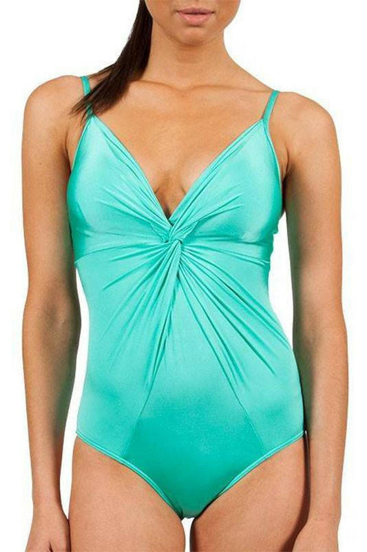 J1775C/D Lustre Twist Underwire Swimsuit - Jets.