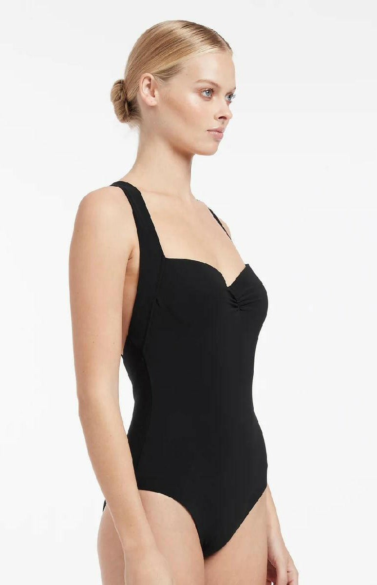 Jets Jet Set Infinity One Piece Cross Back Black.