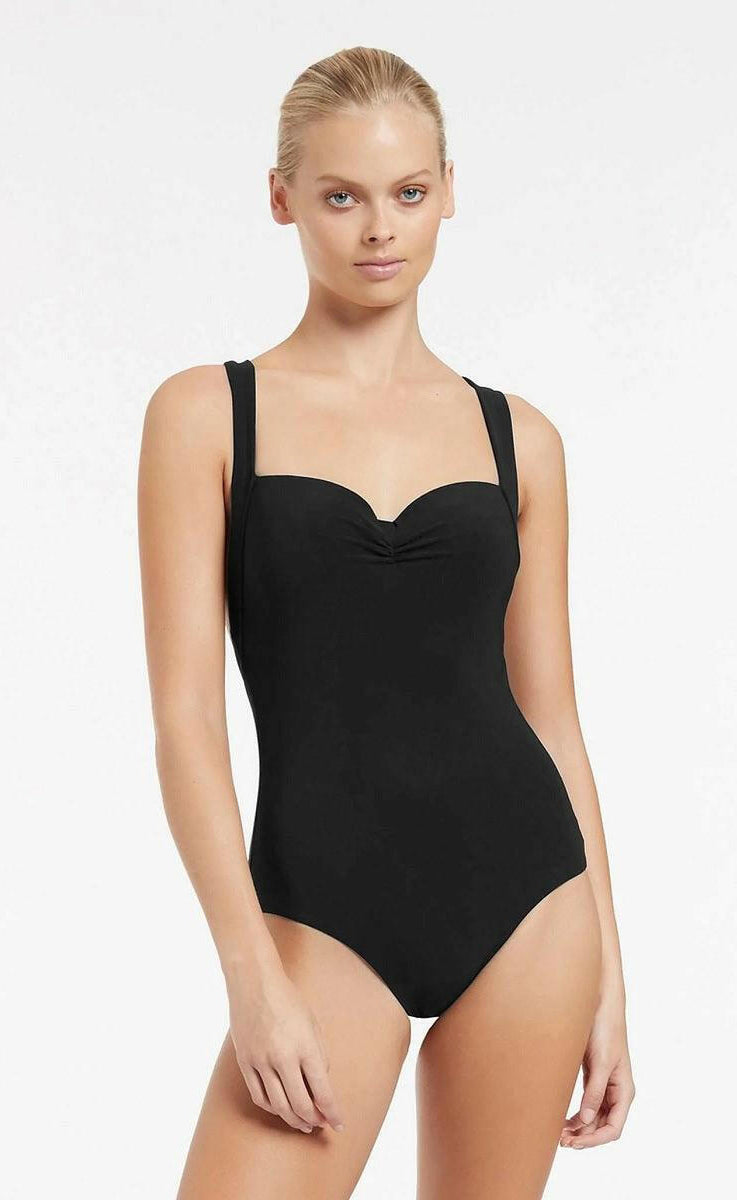 Jets Jet Set Infinity One Piece Cross Back Black.