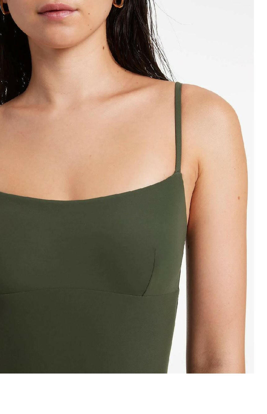 Jets Jetset Tank One Piece Olive.