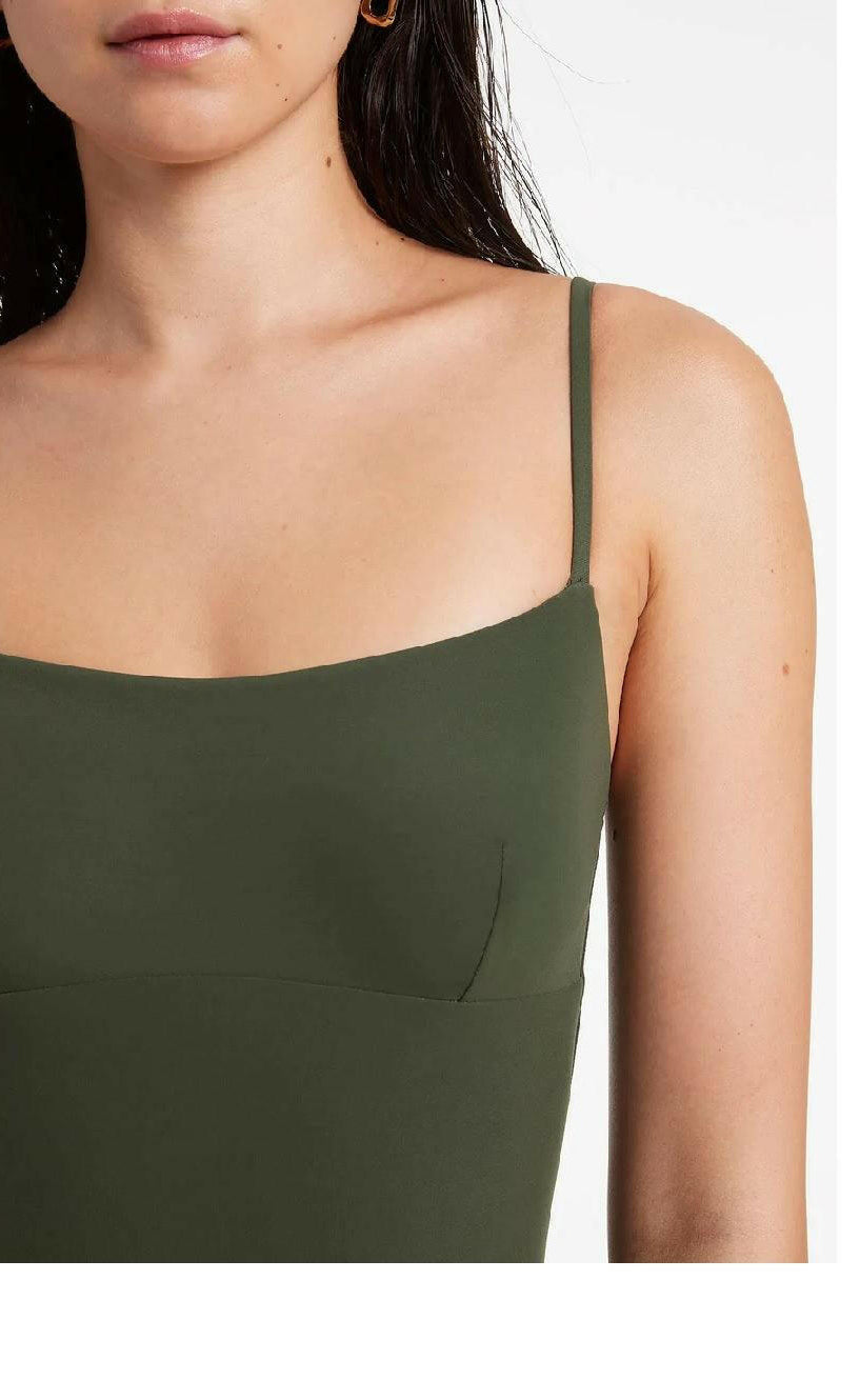 Jets Jetset Tank One Piece Olive.