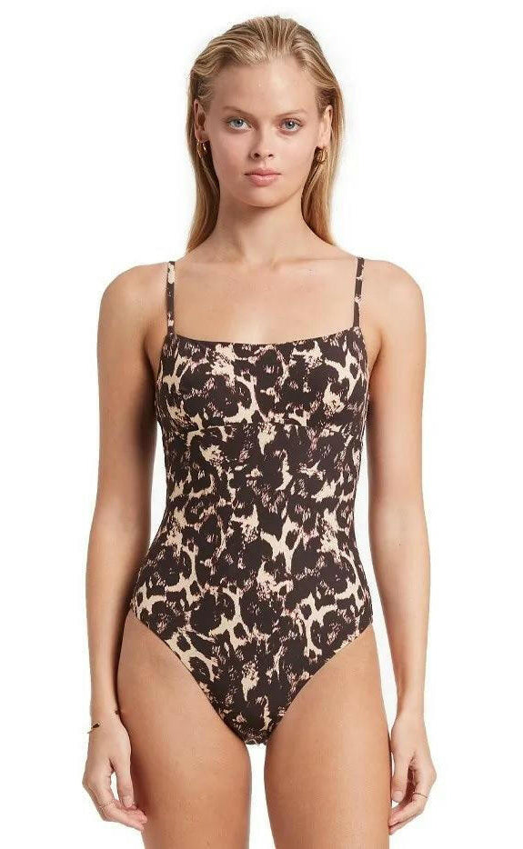 Jets Allure Tank One Piece Black.