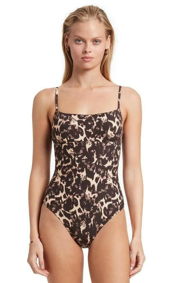 Jets Allure Tank One Piece Black.