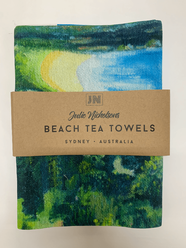 Palm Beach Tea Towels by Julie Nicholson.