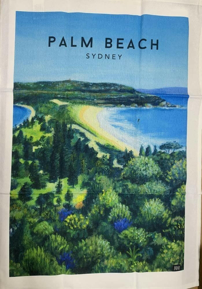 Palm Beach Tea Towels by Julie Nicholson.