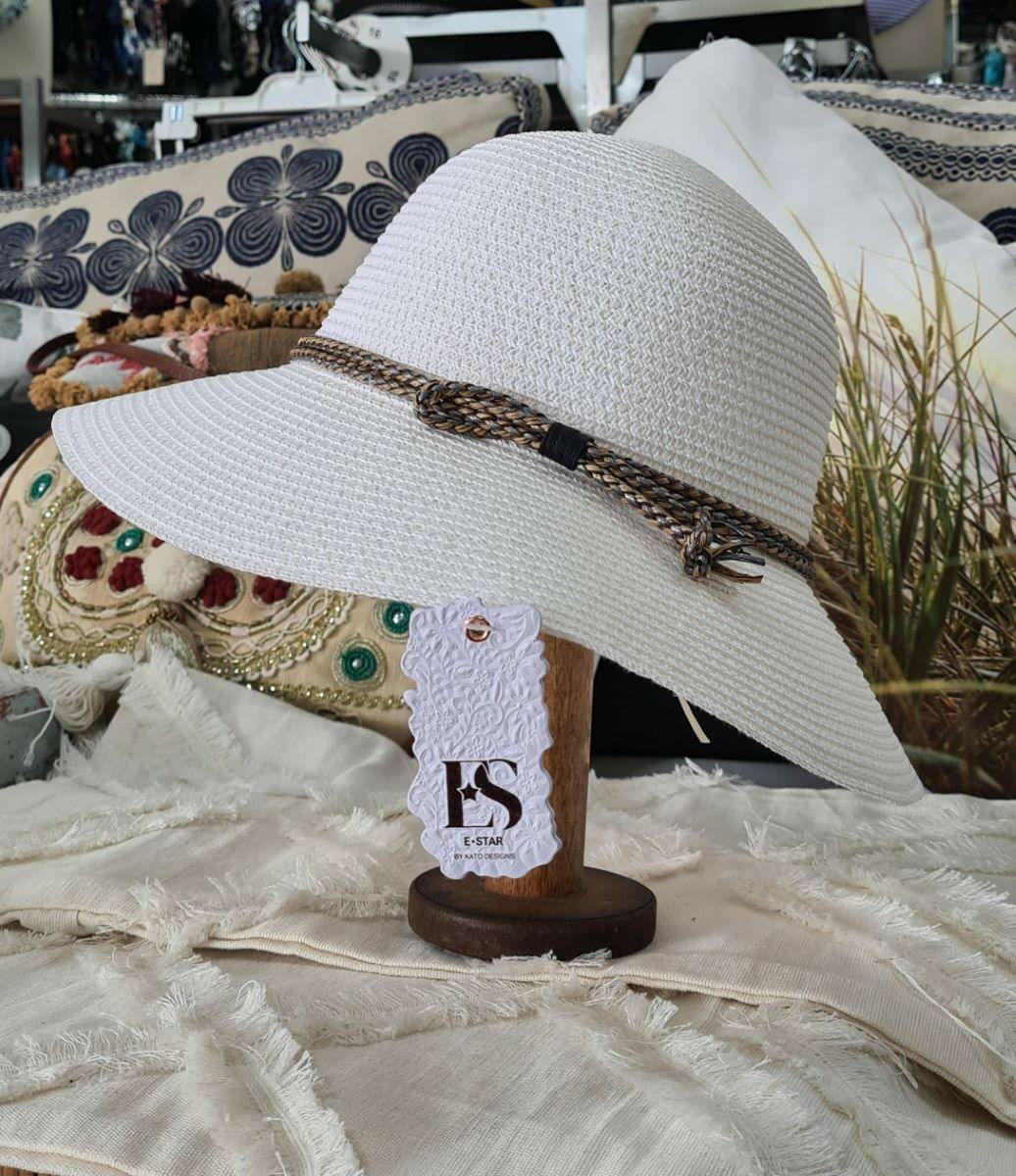 L2309-Ladies Bucket with Rope Loop Wide Brim Hat.