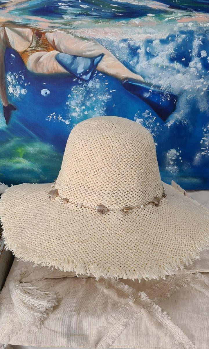 L2328 Ladies Frayed Edge Hat.