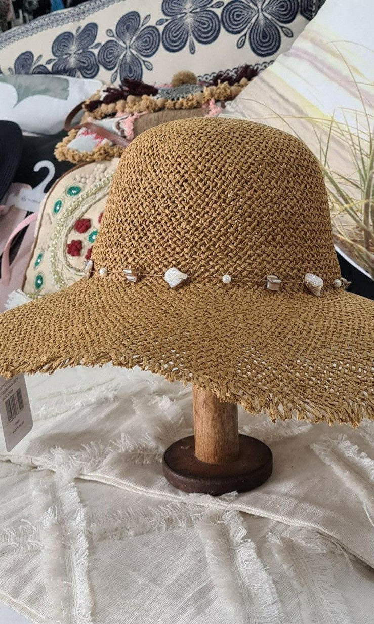 L2328 Ladies Frayed Edge Hat.