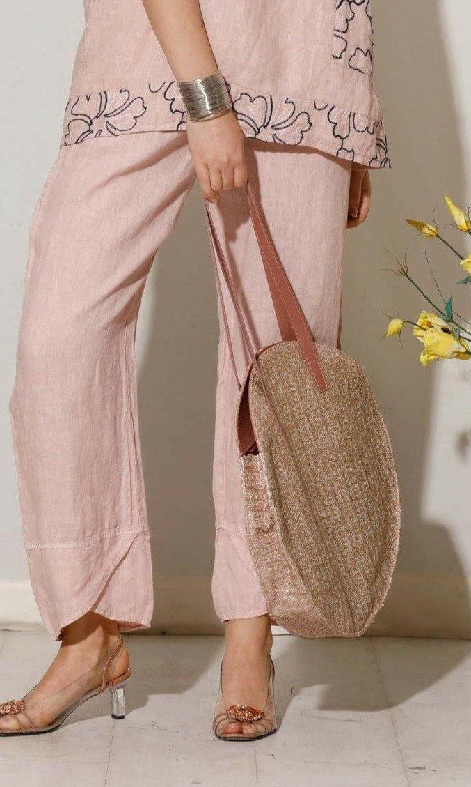 LSP21-122 La Strada Italian Linen Long Pants.