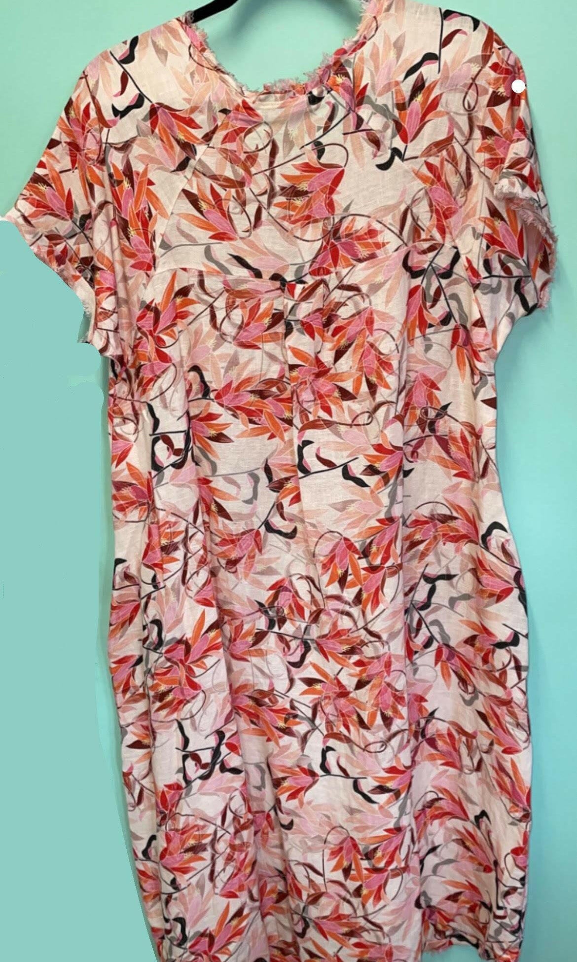 LSD21-100K La Strada Multi Flower Dress.