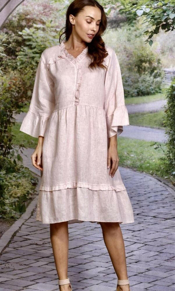 LSD21-926 La Strada Pink Rosa Antico Dress.