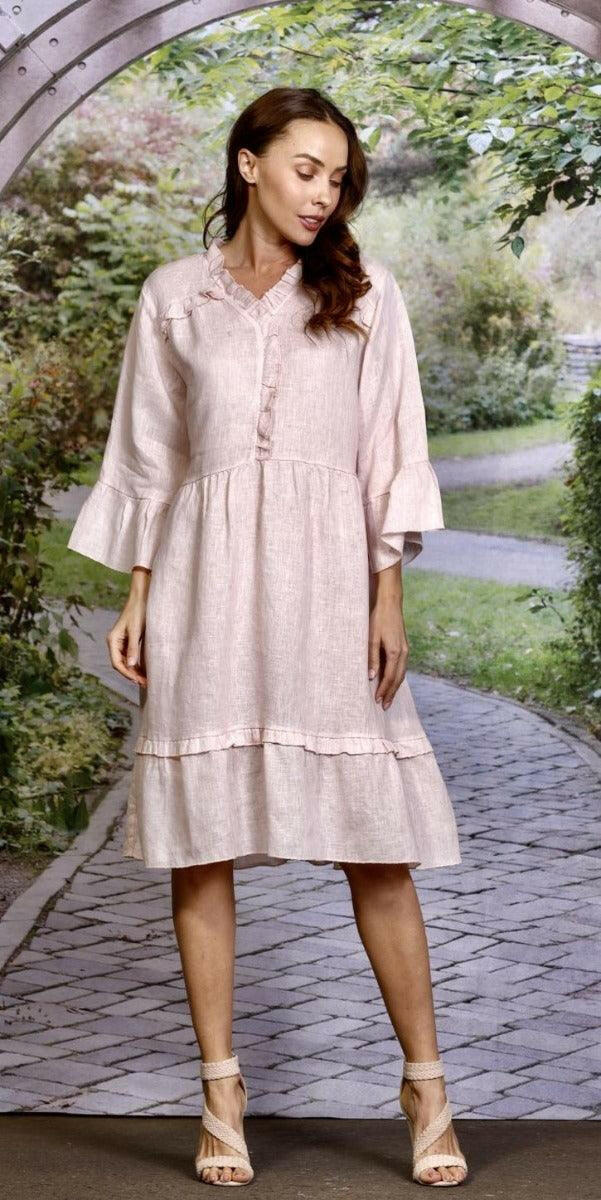 LSD21-926 La Strada Pink Rosa Antico Dress.