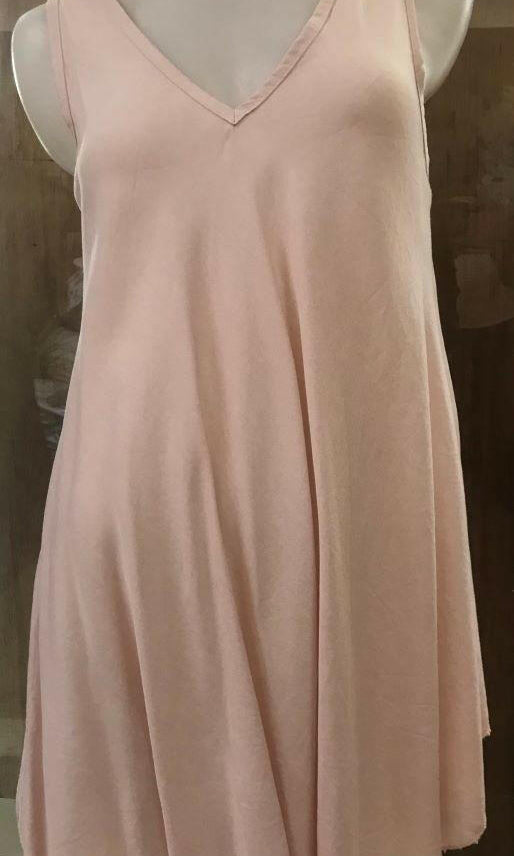 La Strada Sleeveless A-Line Top - Made in Italy.