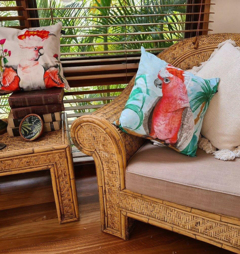 Major Mitchell Beach Cushion Cover 45 x -45cm Soft Plush Double Printed.