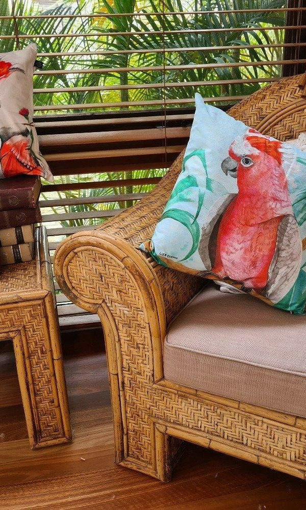 Major Mitchell Beach Cushion Cover 45 x -45cm Soft Plush Double Printed.