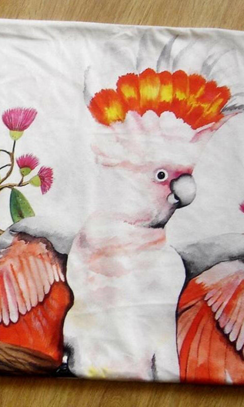 Major Mitchell Beach Cushion Cover 45 x -45cm Soft Plush Double Printed.