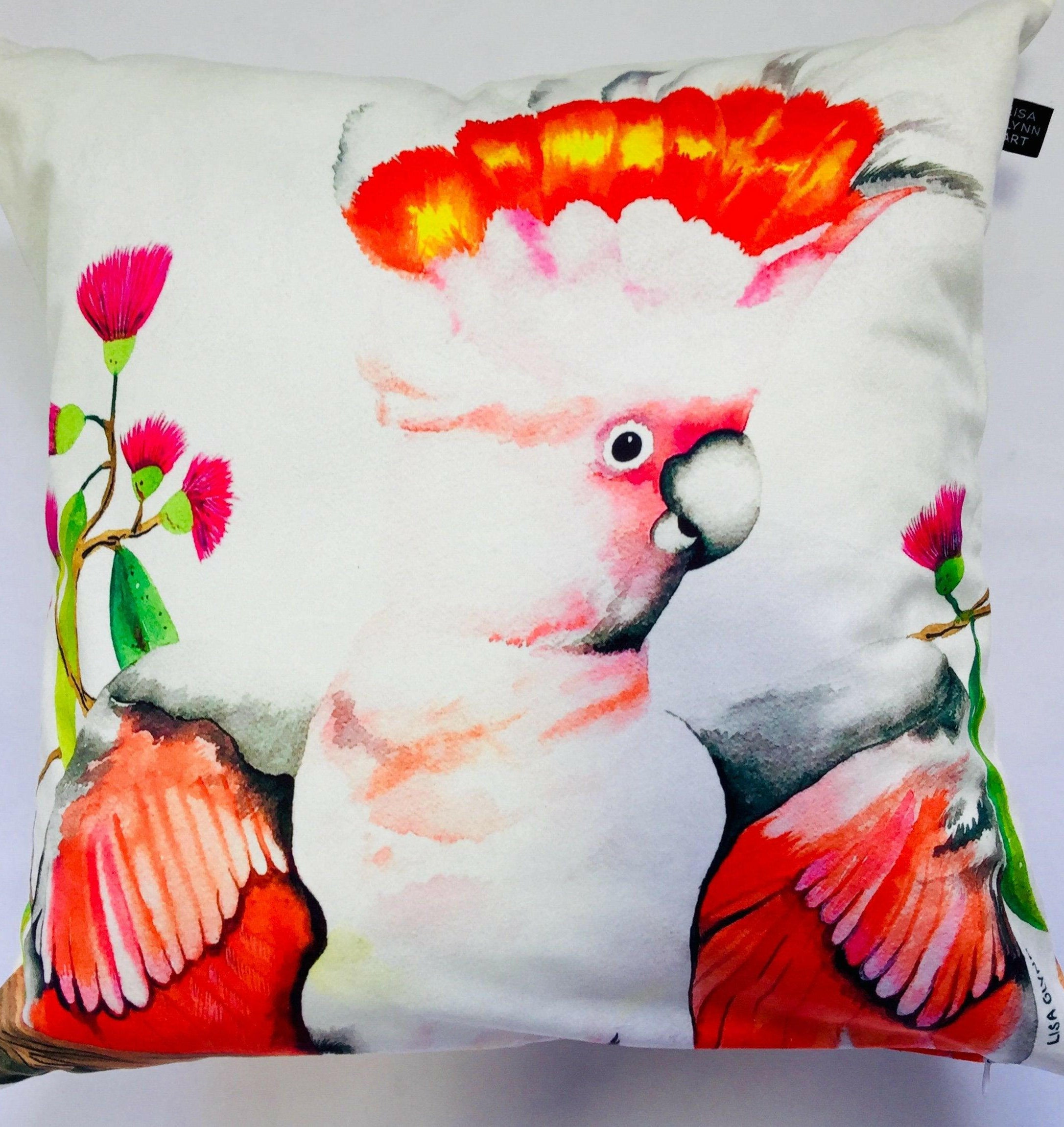 Major Mitchell Beach Cushion Cover 45 x -45cm Soft Plush Double Printed.