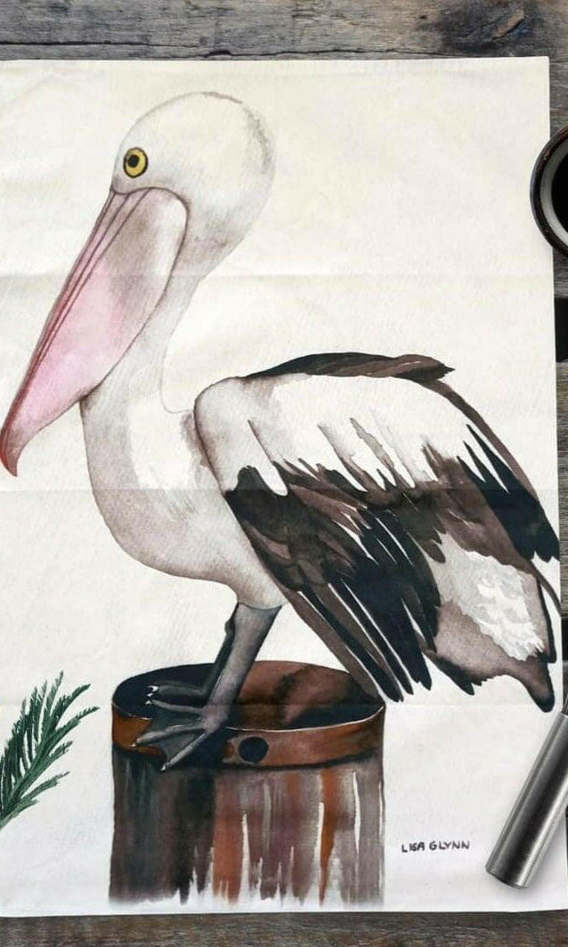 Australian Native Birds Gift Box Sets of Tea Towels.