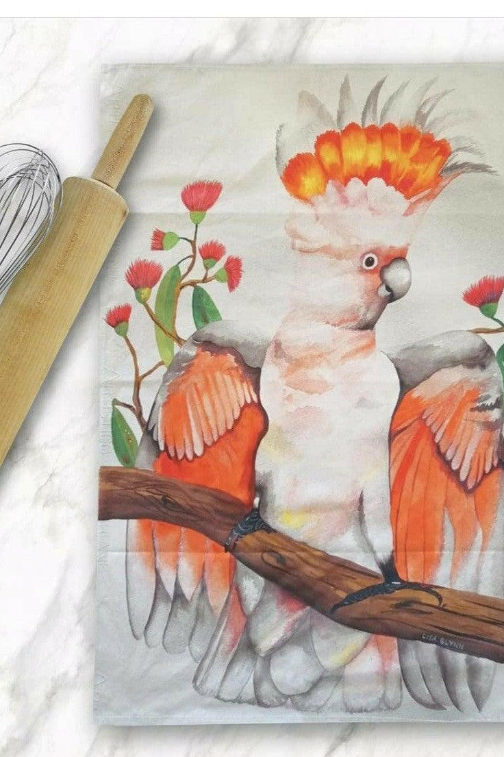 Australian Native Birds Gift Box Sets of Tea Towels.
