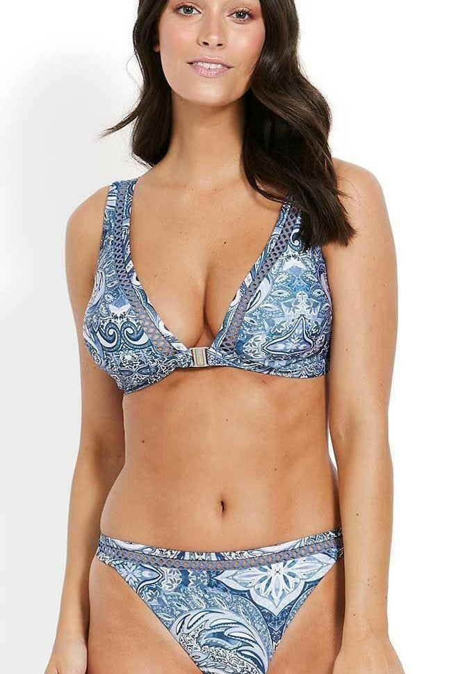 Milea Indian Ink D Cup Fixed Tri Bra.