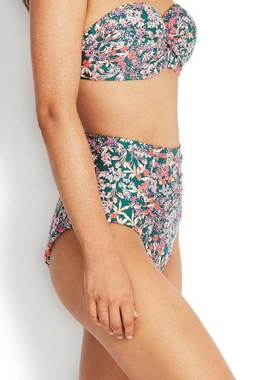 Milea 4192-flo Forest Floral High Waisted Pant.