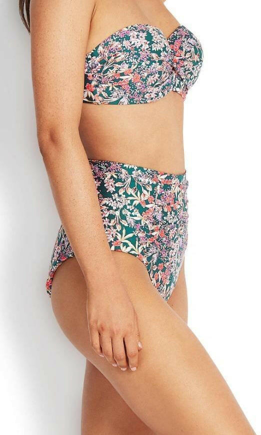 Milea 4192-flo Forest Floral High Waisted Pant.