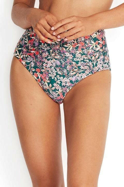 Milea 4192-flo Forest Floral High Waisted Pant.