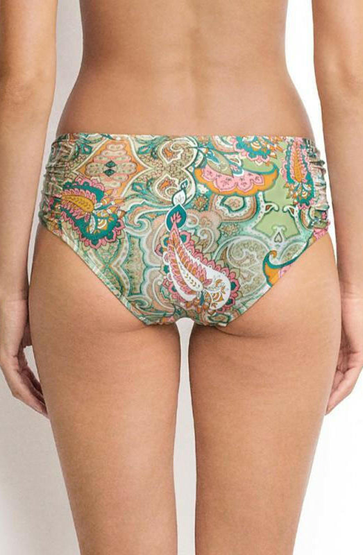 456-SIE Siena Wide Ruched Hipster Pant - Milea.