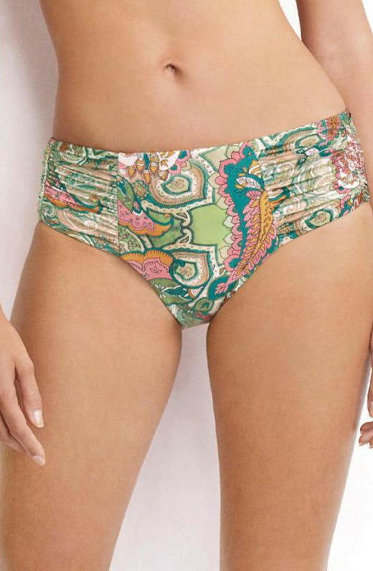 456-SIE Siena Wide Ruched Hipster Pant - Milea.