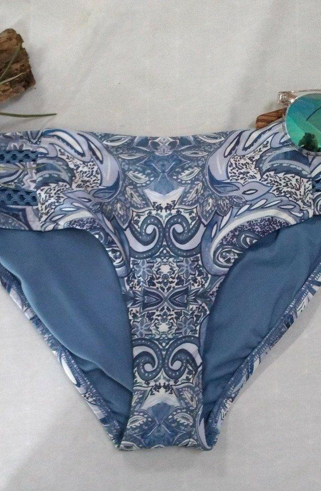 Milea 4162-IND Indian Ink Lace Trim Pant.