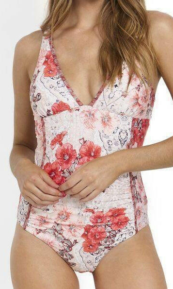 Milea 1224-WPL Water Palace V Neck Maillot.