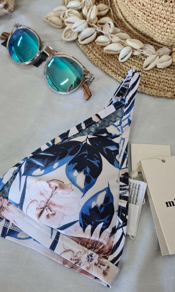 Milea 3406-IND Indian Ink Long Line Triangle Bra.