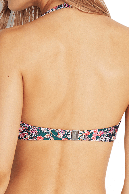 Milea Forest Floral Twist Halter Bra.