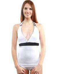 M4417RS Reversible Halterneck Swimwear. Moontide.