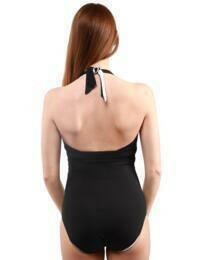 M4417RS Reversible Halterneck Swimwear. Moontide.