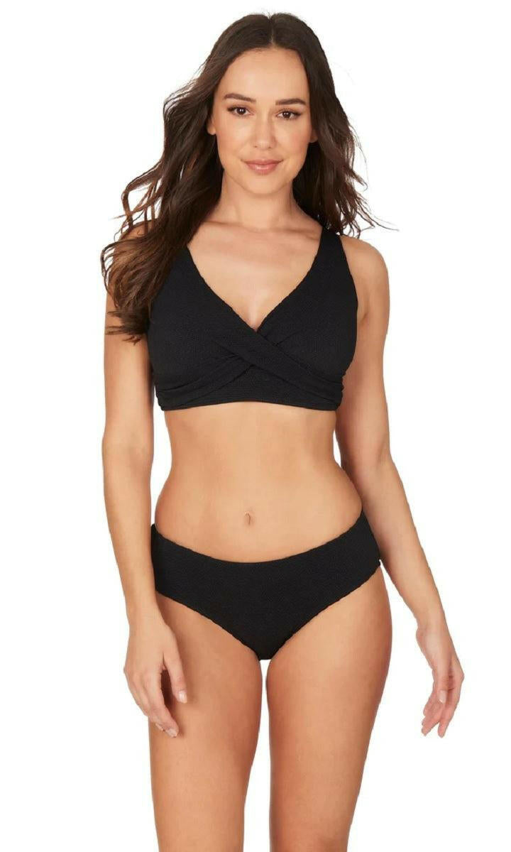 Nip Tuck NO2183MHK Black Delta Louise Bikini Set.