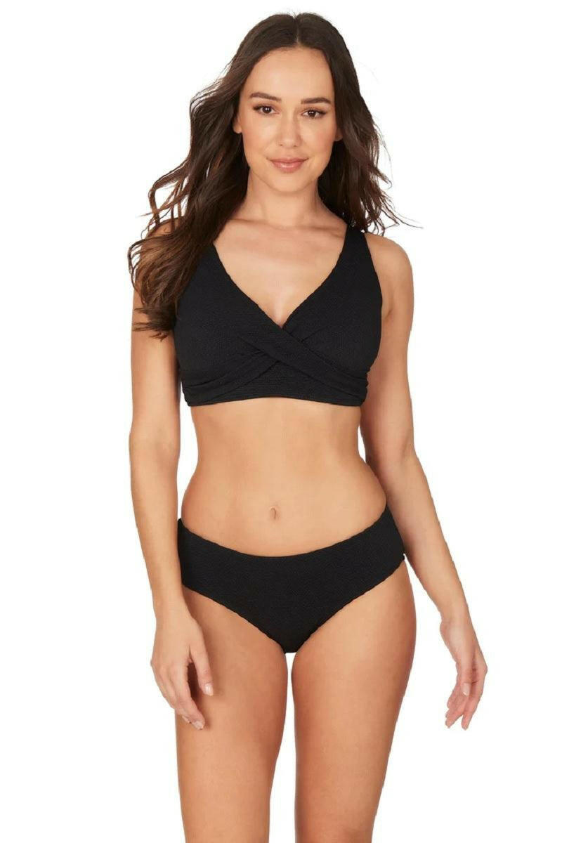 Nip Tuck NO2183MHK Black Delta Louise Bikini Set.