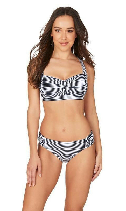 NN2977son Niptuck Sorento Stripe Ruched Hipster Pant.