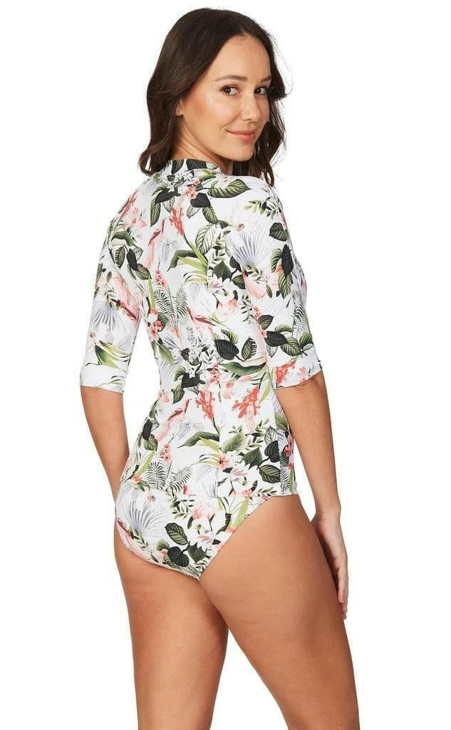 Niptuck NO5290WIW Isle of Waimea Yvonne Mid Sleeve Sun Safe Top.