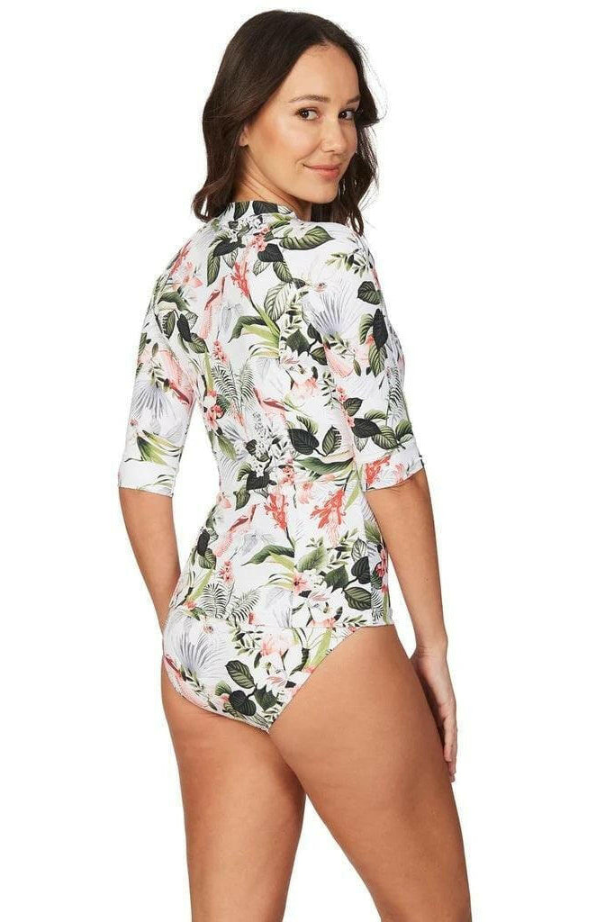 Niptuck NO5290WIW Isle of Waimea Yvonne Mid Sleeve Sun Safe Top.