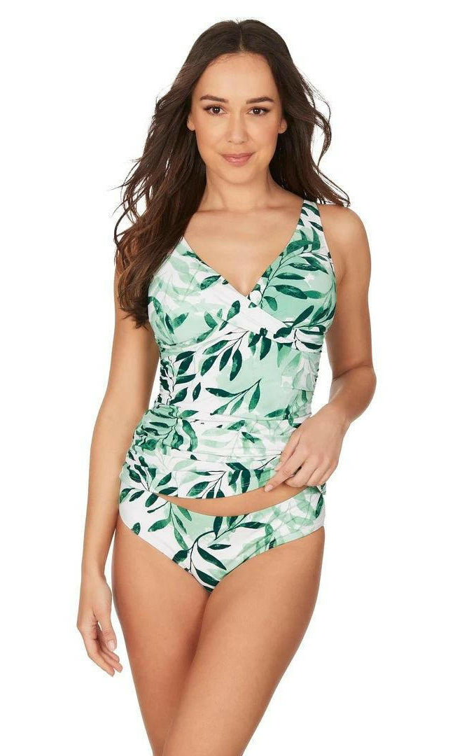 Nip Tuck NN2182OSG Oasis Delores Tankini Green Singlet.