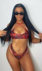 Brazilian Snake Printi Pants.