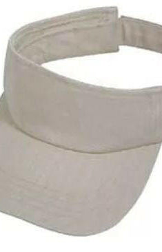 Sun Visor CT4920 Headware 100% Cotton Velcro Visor.