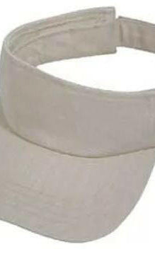 Sun Visor CT4920 Headware 100% Cotton Velcro Visor.