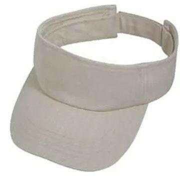Sun Visor CT4920 Headware 100% Cotton Velcro Visor.