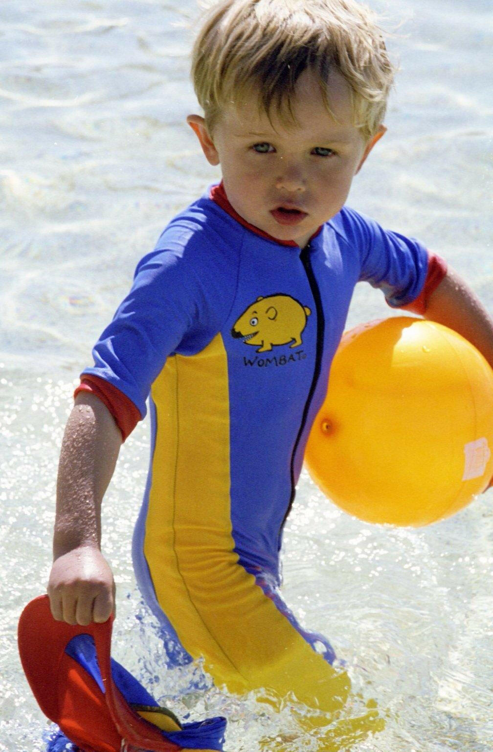 Sun Suit All In One Childrens Sun Protection Swimsuit.